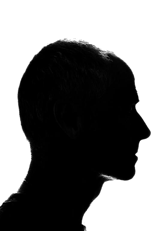 the author in silhouette